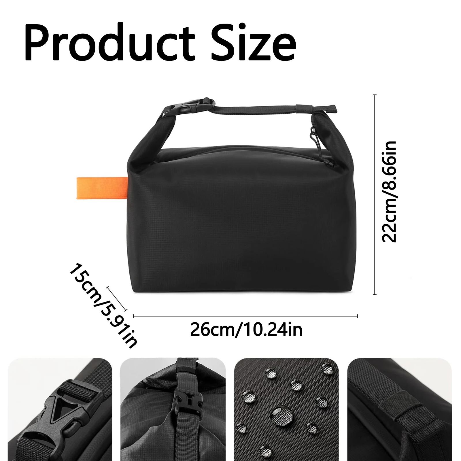 A-ZMT Insulated Portable Food Storage Handbag