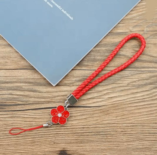 Cute Flower Phone Wrist Strap Universal Phone Lanyard Keychain Strap