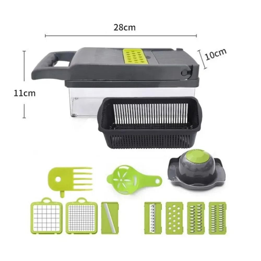 Multifunctional Vegetable Chopper 14 in 1 16 in 1 Kitchen Cutter Slicer Dicer Tool