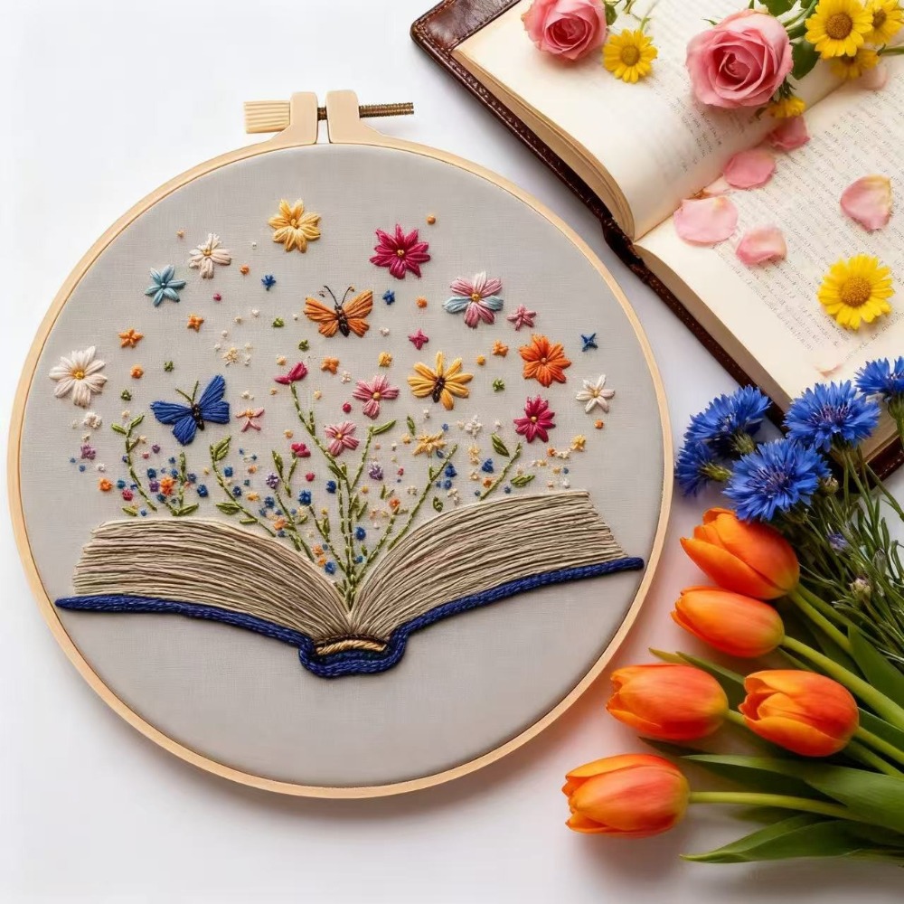 DIY Hand-embroidered Material Set for Home Decoration, Perfect for Festival Crafting