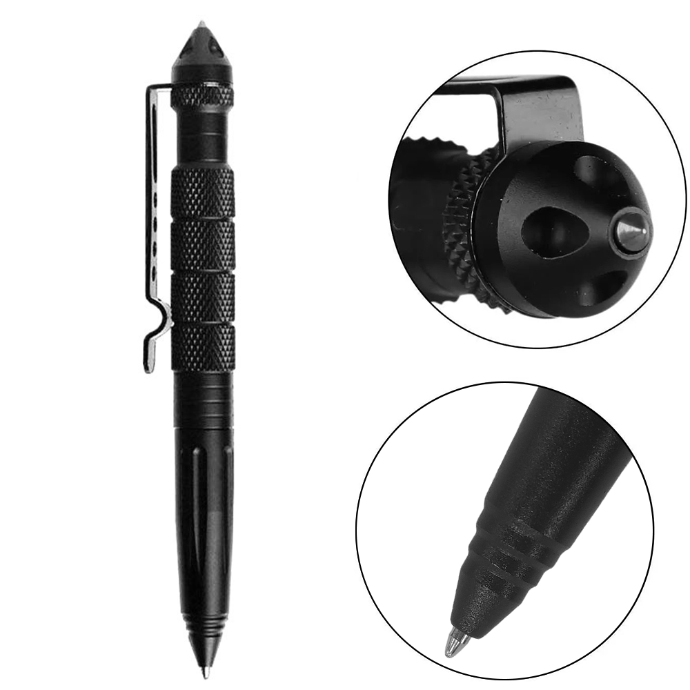 Tactical Pen Multifunctional Metal Emergency Glass Breaker Anti Skid Self Defense Supplies