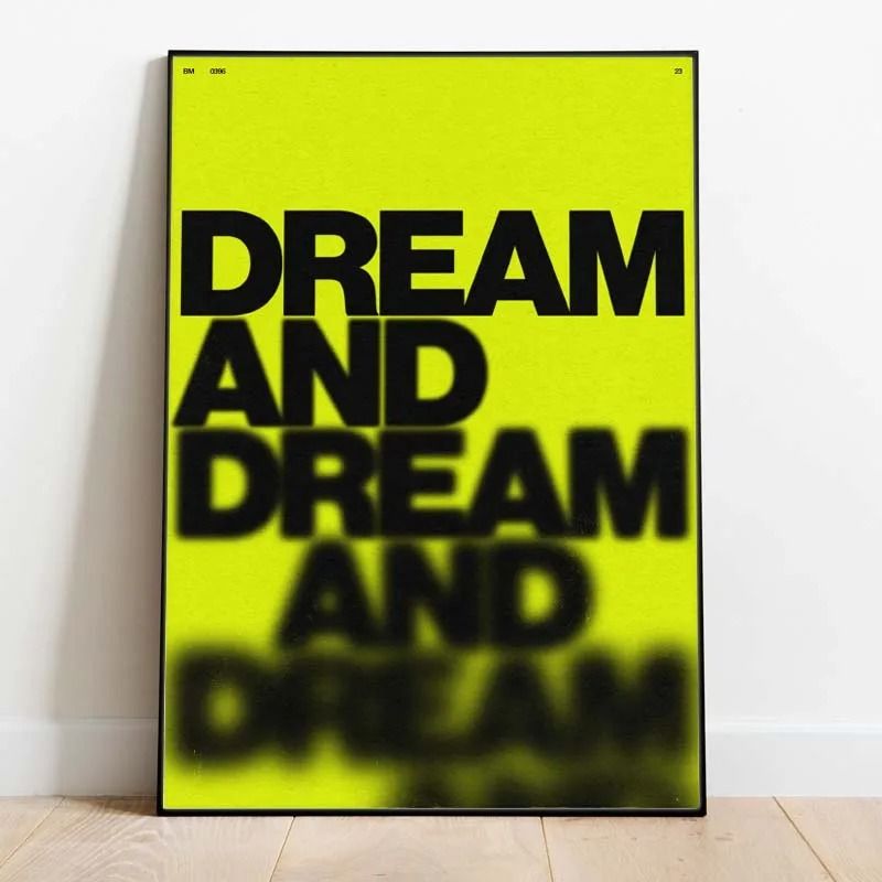 Modern Retro Inspirational Quote Canvas Art
