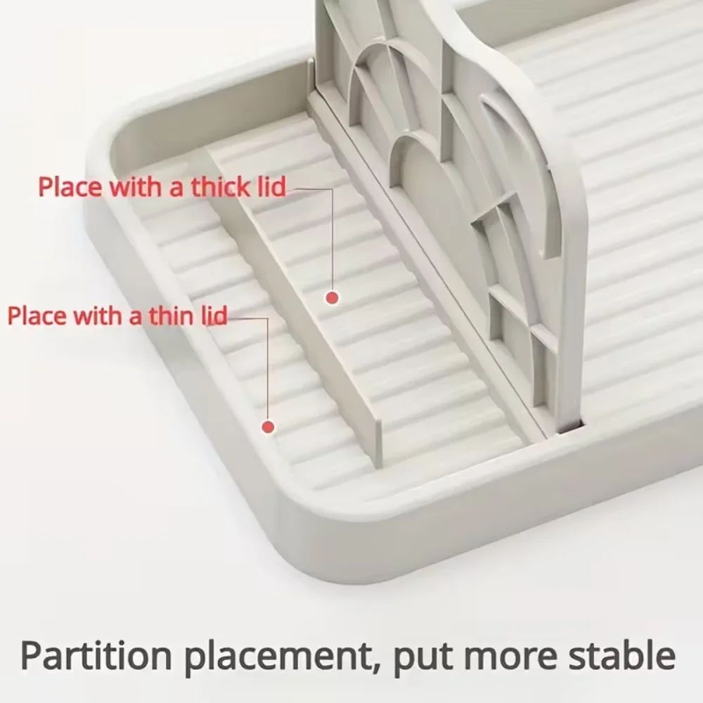 Silicone Spoon and Pot Lid Rack
