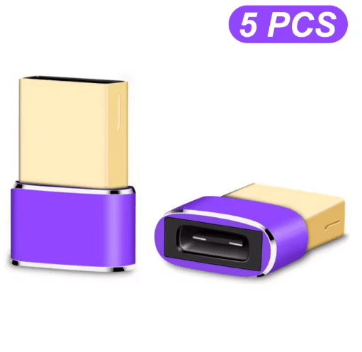 USB 2.0 to USB-C Adapter (1–5 Pcs) – Type-C Female to USB-A Male OTG Converter