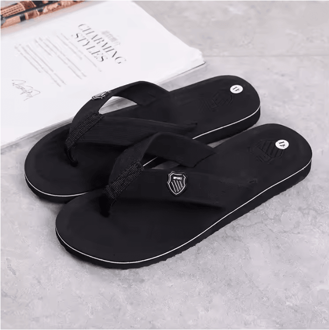 CoastFlex Mens Casual Flip Flops Non Slip Summer Beach Slides
