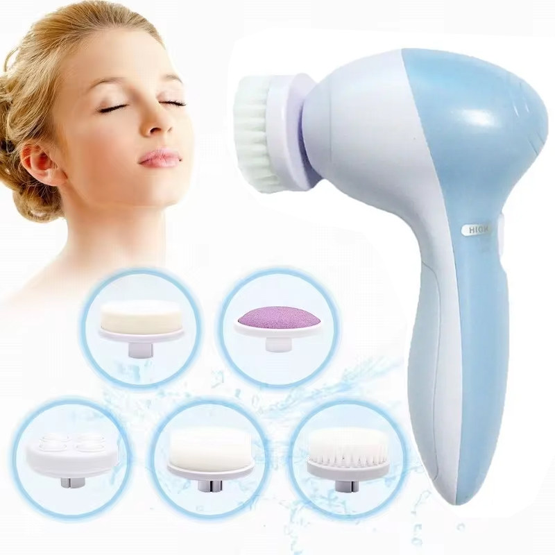 Electric Facial Cleansing Brush for Deep Pore Care and Gentle Massage