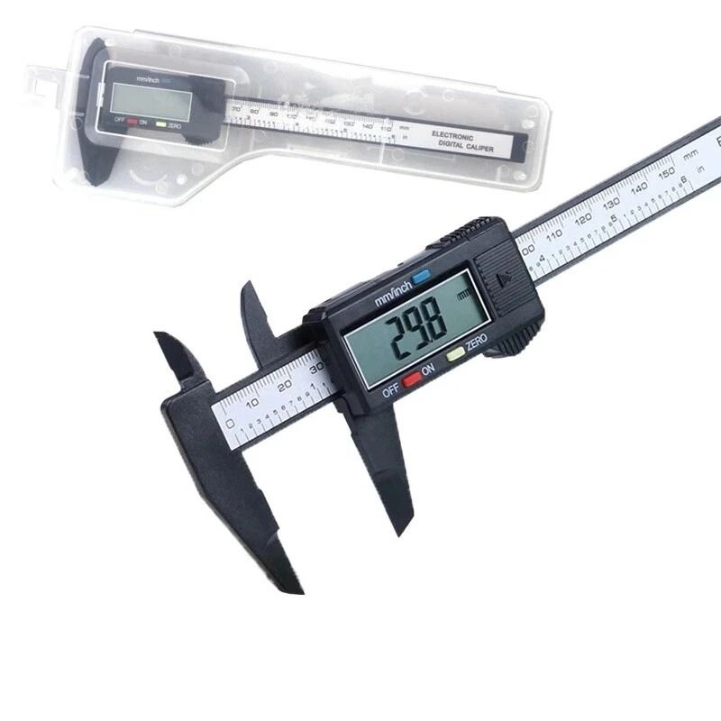 Digital Caliper with LCD Display Lightweight Carbon Fiber Measuring Tool