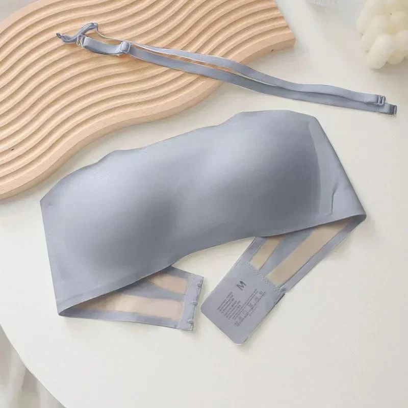 Seamless Tube Top Invisible Strapless Wireless Push Up Bralette