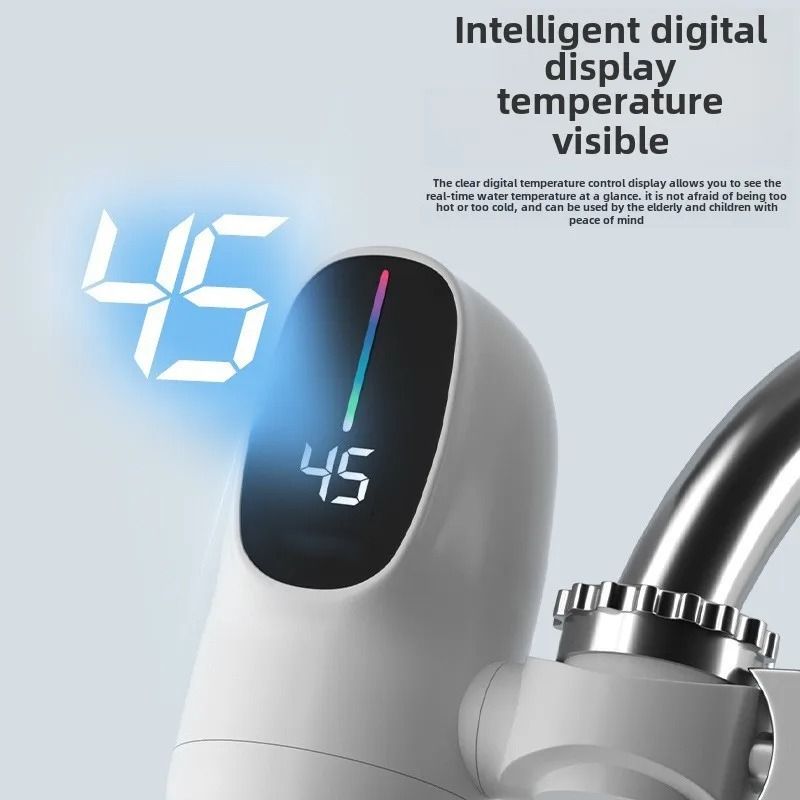 Instant Electric Hot Water Faucet with Temperature Display