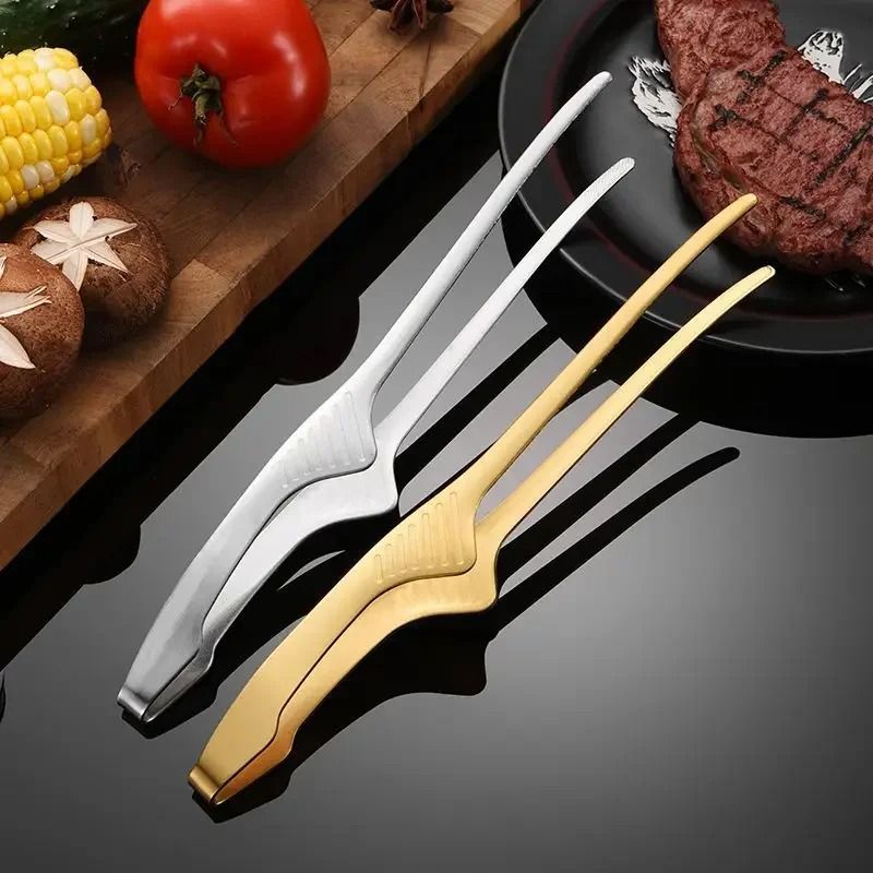 Multifunctional Metal Barbecue Clips | Premium Anti-Slip Self-Standing Tongs & Kitchen Gadget System
