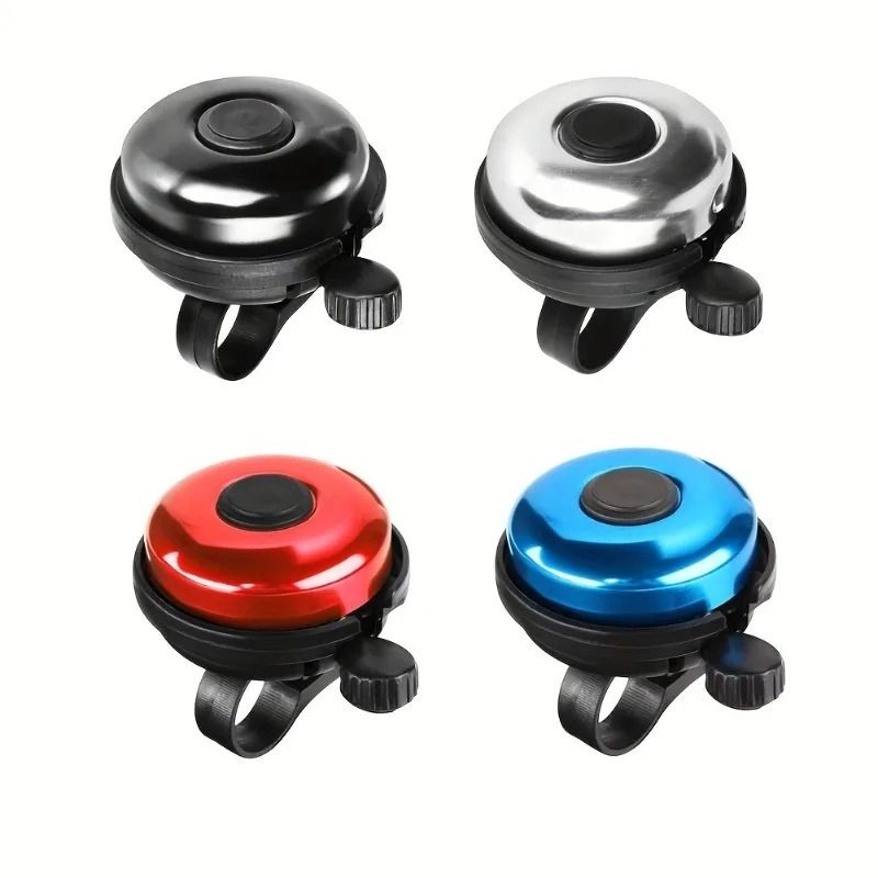 Premium Aluminum Bike Bell Classic Black with Loud Clear Ring