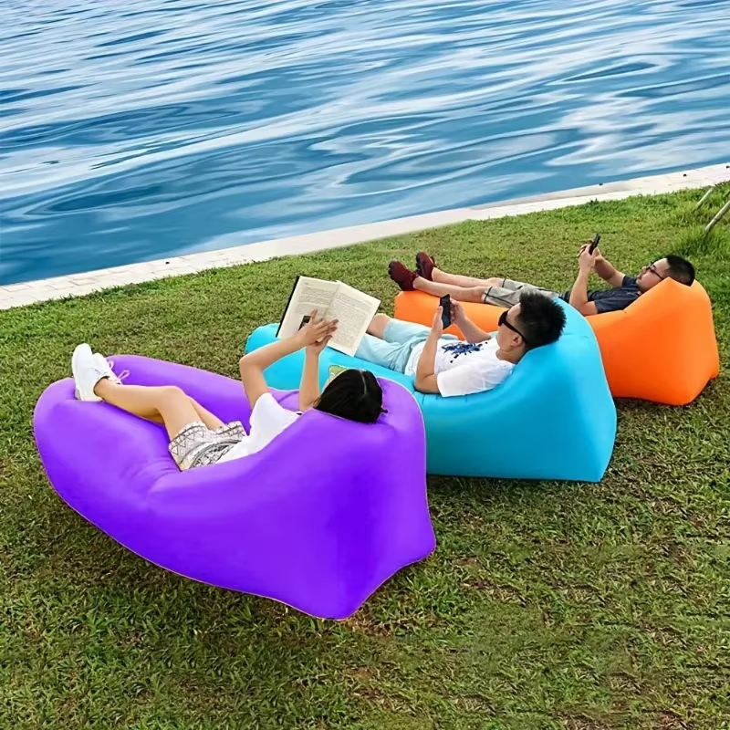 CloudRest Inflatable Lounger Camping Air Sofa for Beach and Festival Relaxing