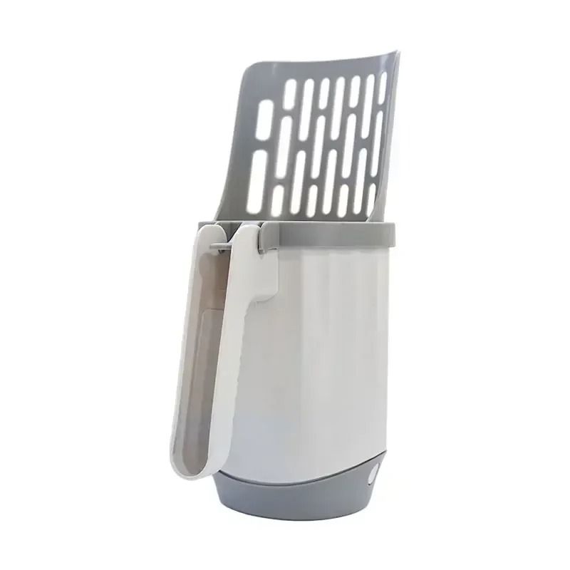 Cat Litter Scoop with Refill Bags Self Cleaning Litter Shovel Pet Waste Scooper