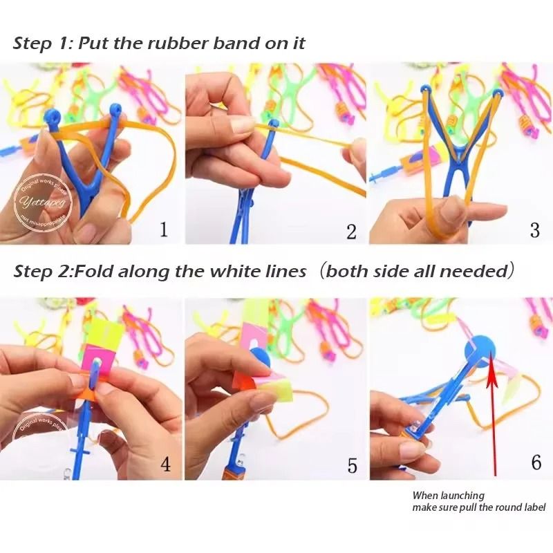 LED Aerial Glow Slingshots