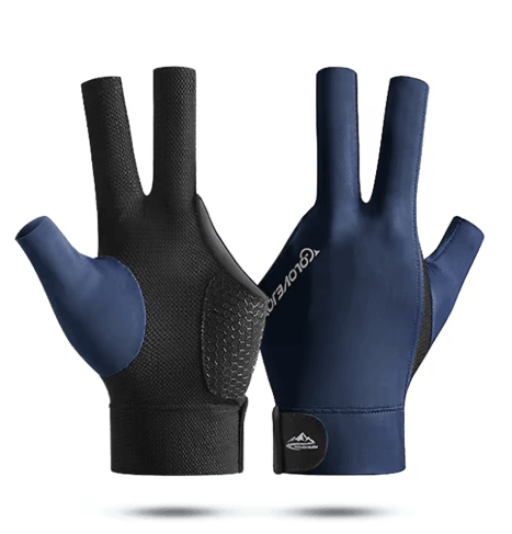 Open Finger Billiard Glove Breathable Polyester Snooker and Pool Glove with Adjustable Strap