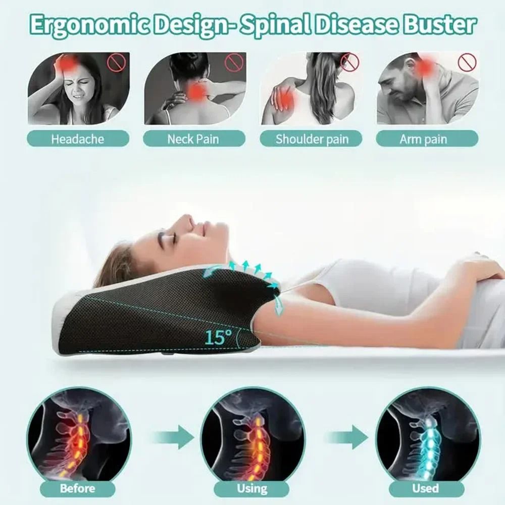 Emeka Sleep Memory Neck Pillow Slow Rebound Comfortable Cervical Orthopedic Pillow