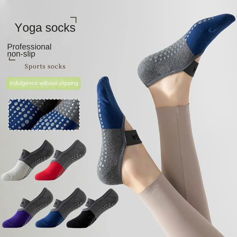 Women Patchwork Non Slip Yoga and Pilates Socks