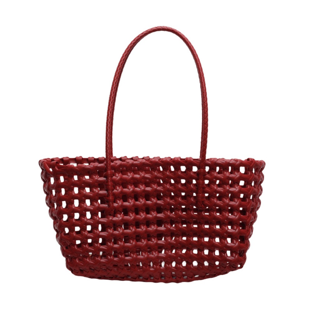 Beach Tote Bag Large Capacity Hollow PVC Summer Shoulder Handbag