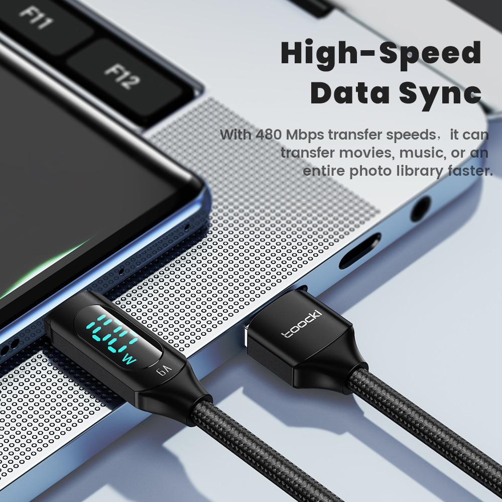 USB Type C Cable Super Fast Charging & Data Transfer.