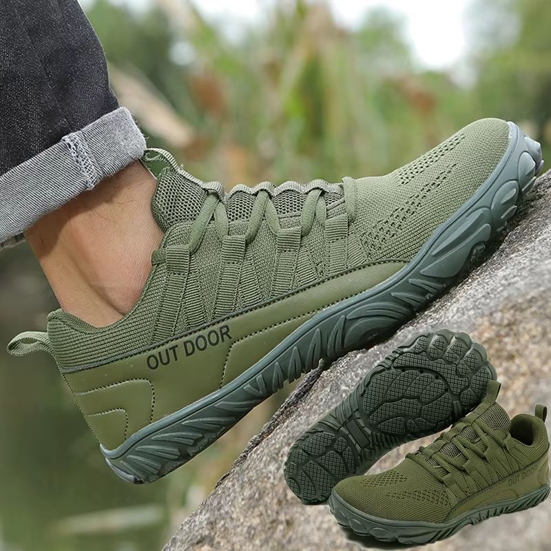 Wide-Fit Hiking Shoes – Plus Size Outdoor Sports Shoes for Men & Women, Barefoot Style with Comfort for Yoga, Fitness &