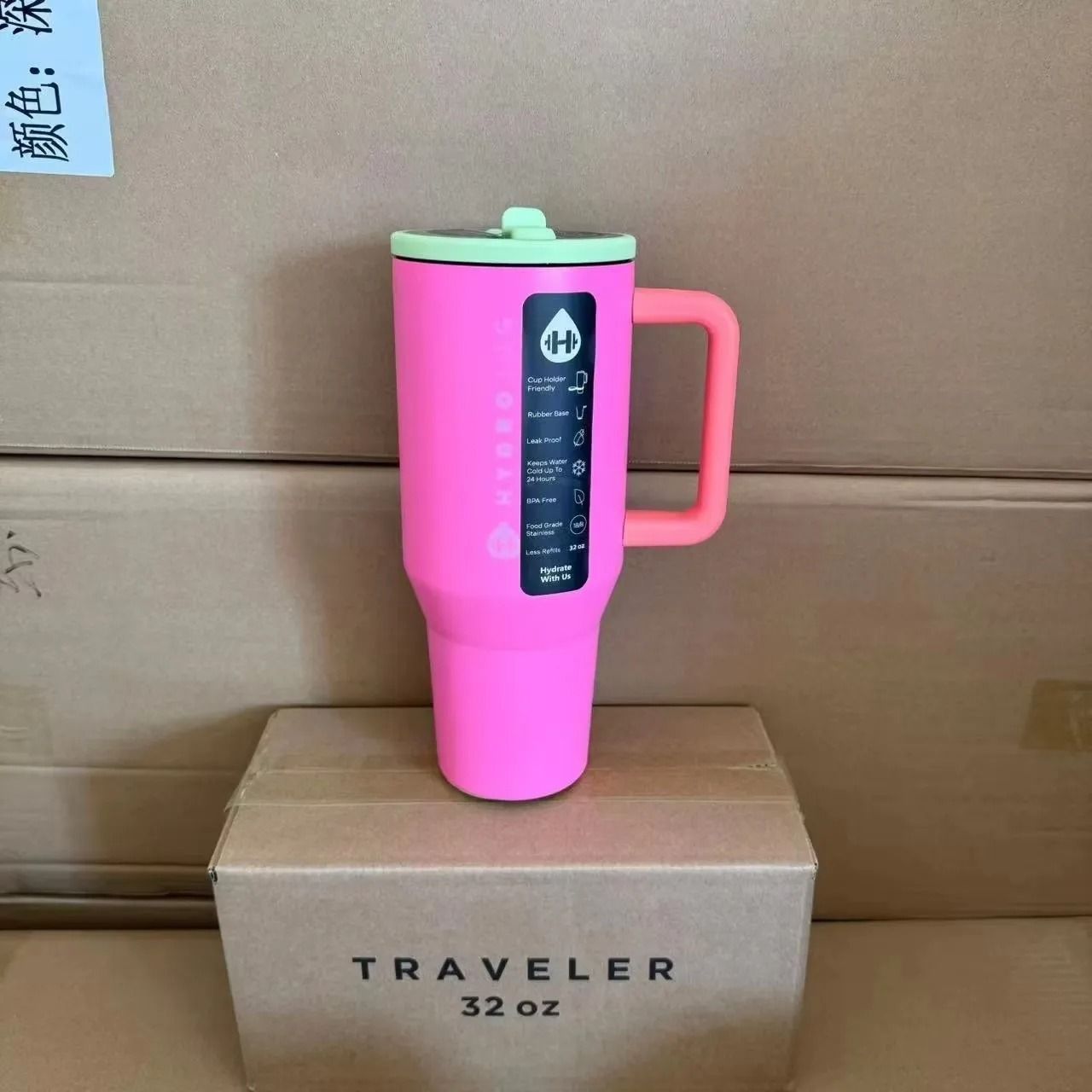 Insulated Stainless Steel Travel Tumbler with Straw Lid