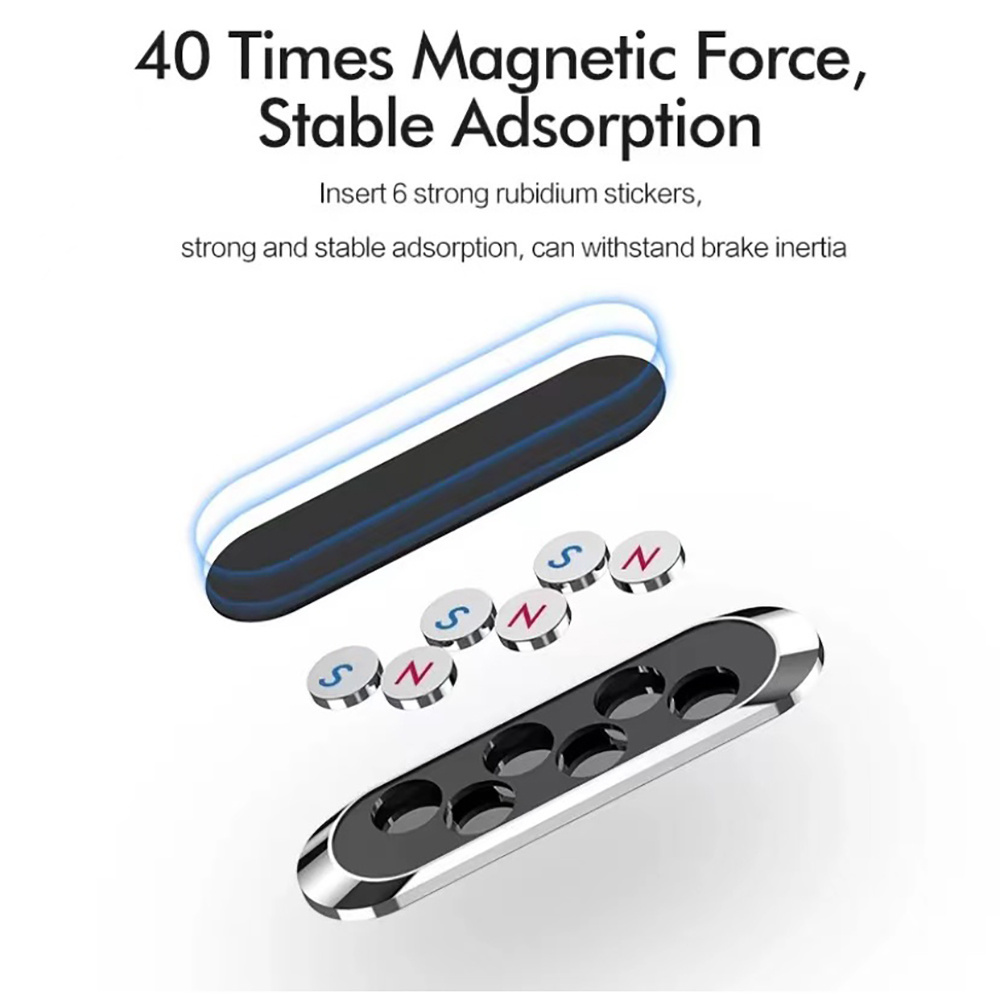 Universal Magnetic Car Phone Holder Stand Dashboard GPS Navigation Mount Bracket Smartphone Holder