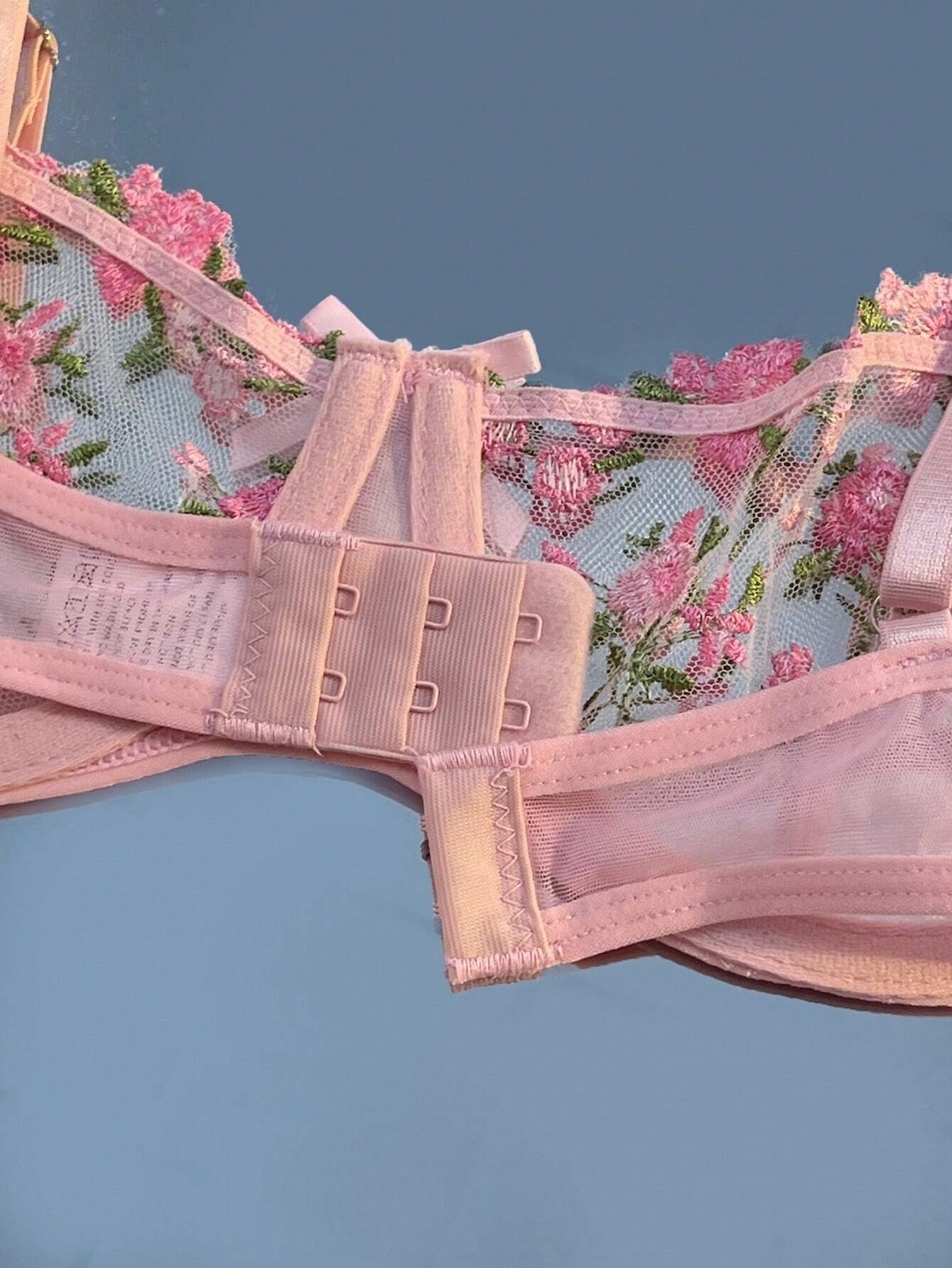 Sexy Lingerie Women Thin Transparent Lace, See Through Female Erotic Underwear, Bra And Panty Set, Sleepwear Suit