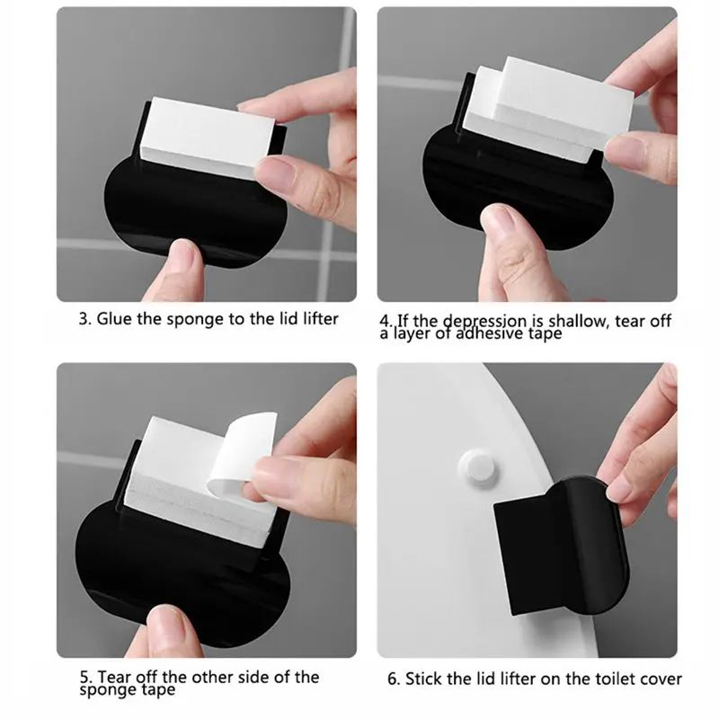 Toilet Lid Lifter Handle Hygienic Seat Lift Tool
