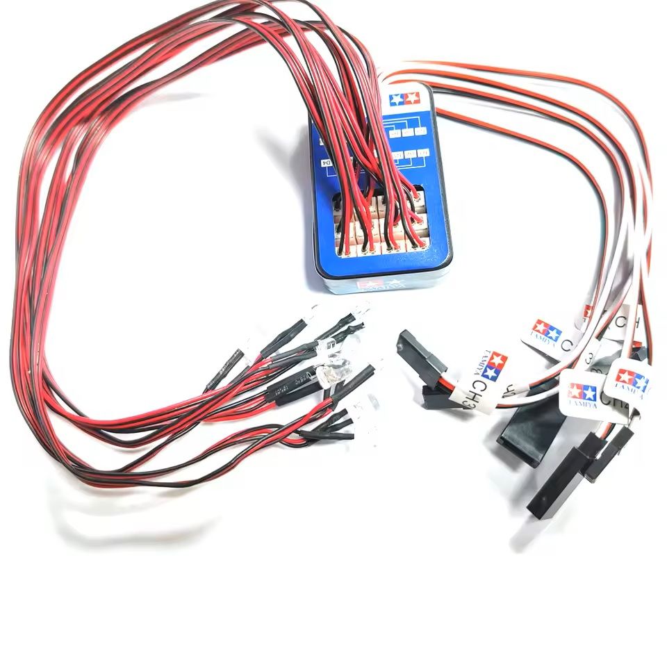 12 LED RC Car Dual Flash Light Kit – Controllable Simulation Lighting