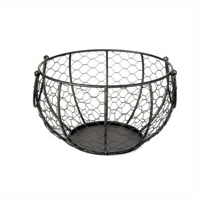 Egg Holder Organizer Storage Basket, High Quality Kitchen Storage Metal Wire Basket