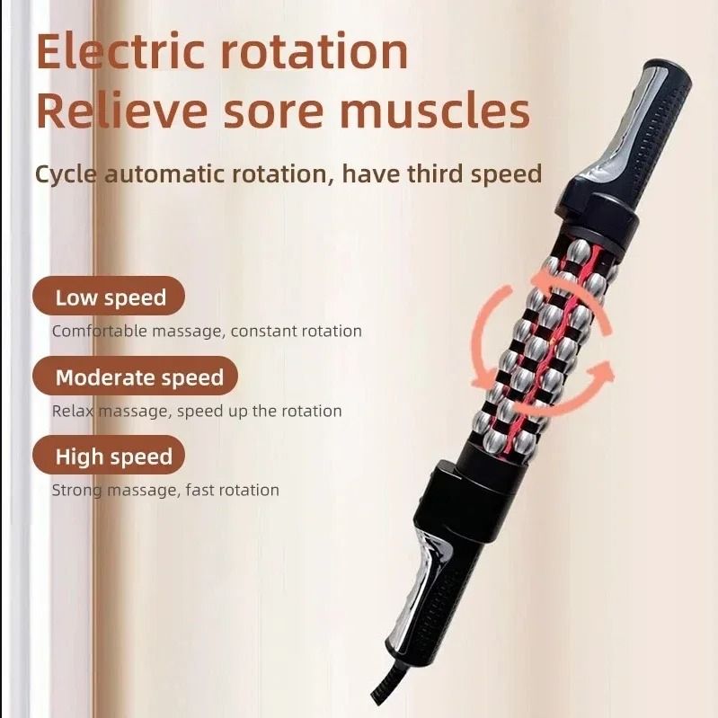 Electric Heating Massage Roller 360 Rotating Red Light Therapy