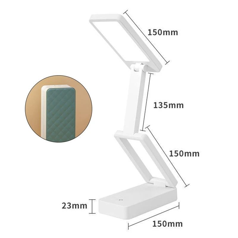 Folding LED Rechargeable Desk Lamp