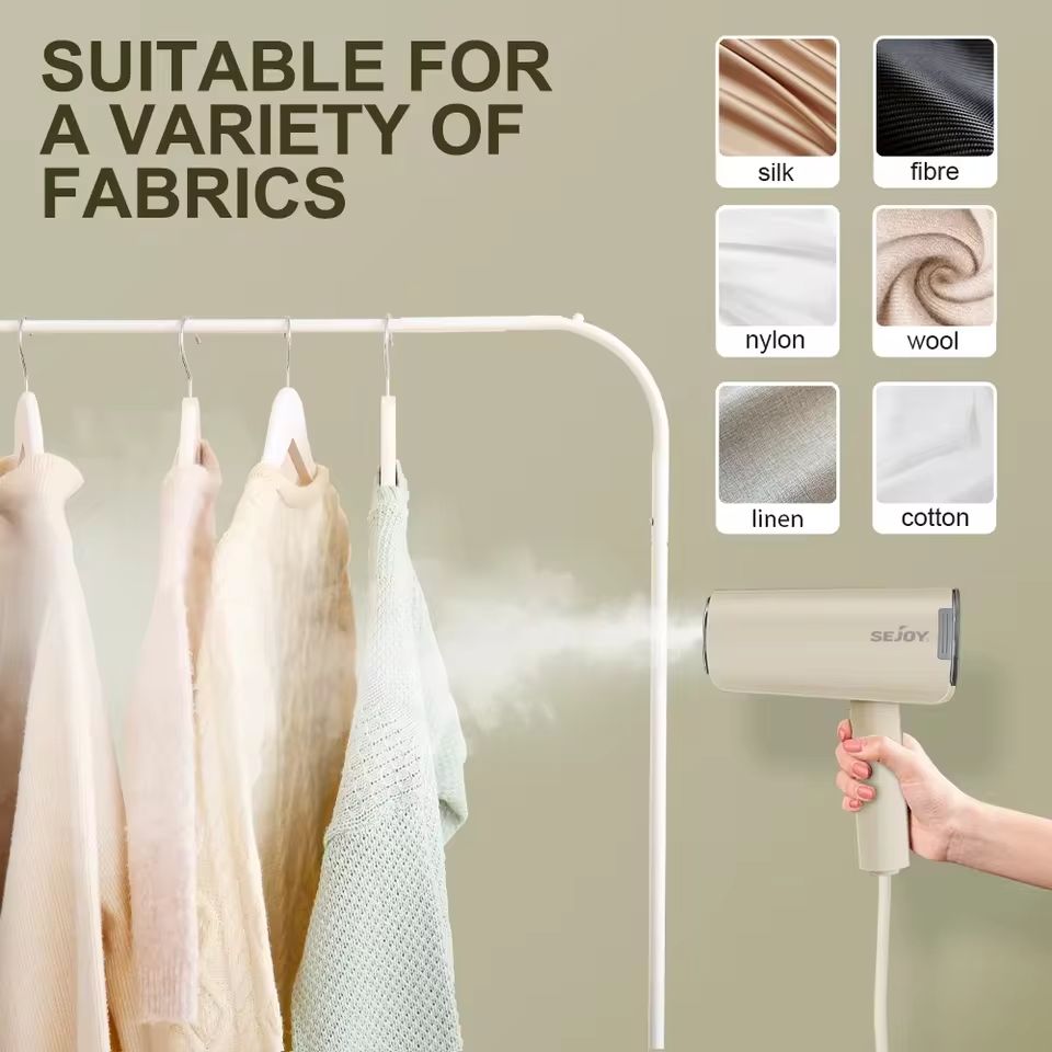 Compact Handheld Garment Steamer Fast Heat Fabric Wrinkle Remover