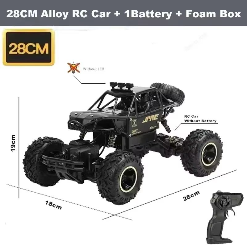 ZWN 1 12 1 16 4WD RC Car LED Lights Off Road Remote Control Buggy