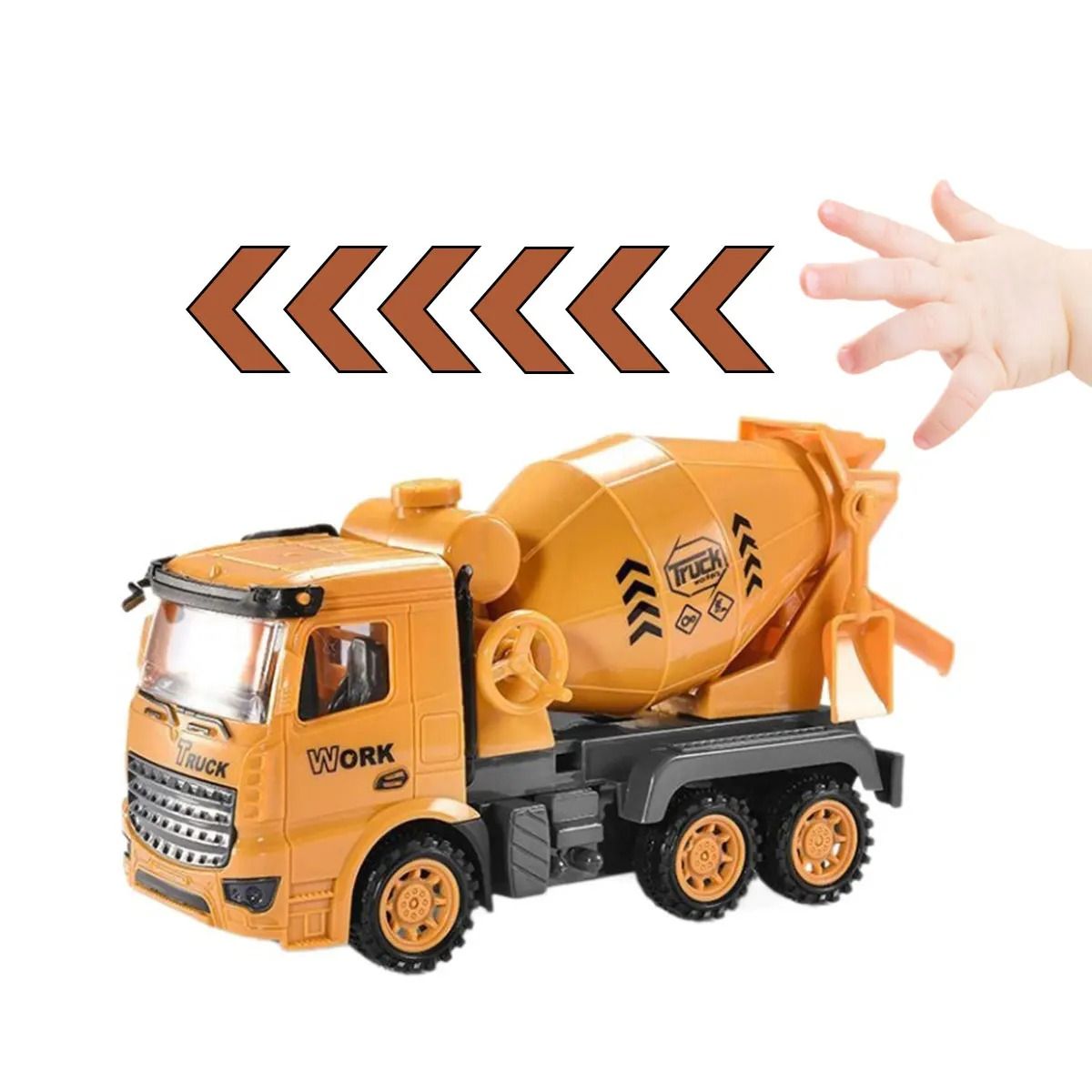 Kids Inertial Engineering Vehicle Toy Construction Truck Model