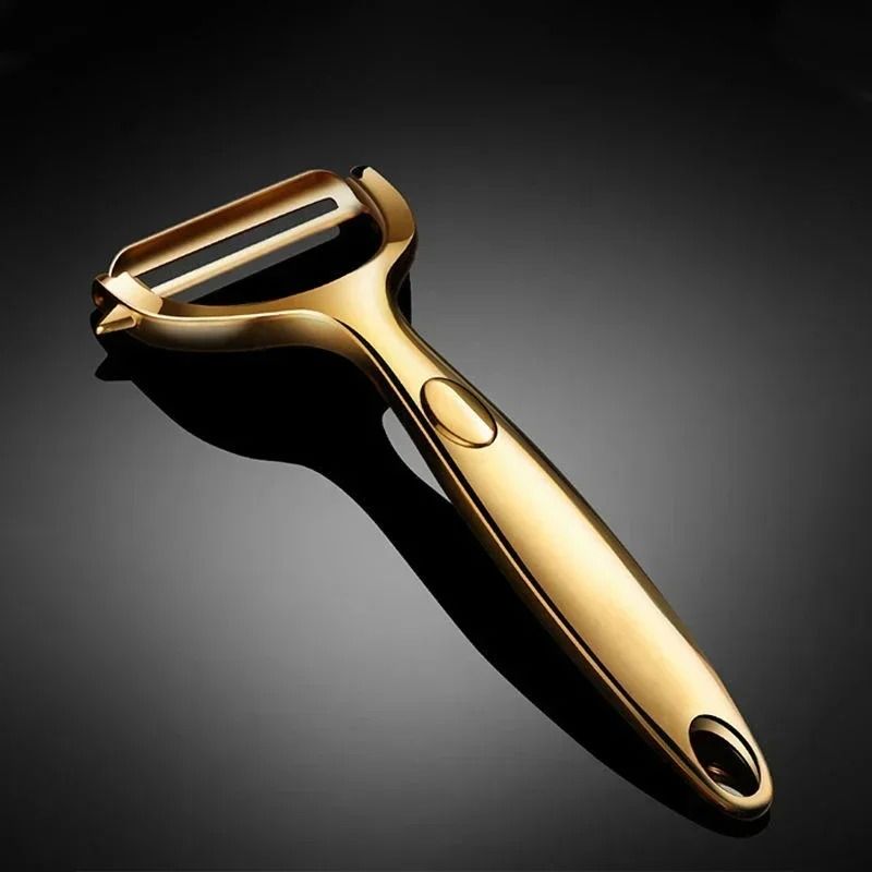 Vegetable Peeler Stainless Steel Kitchen Tool with Non Slip Handle
