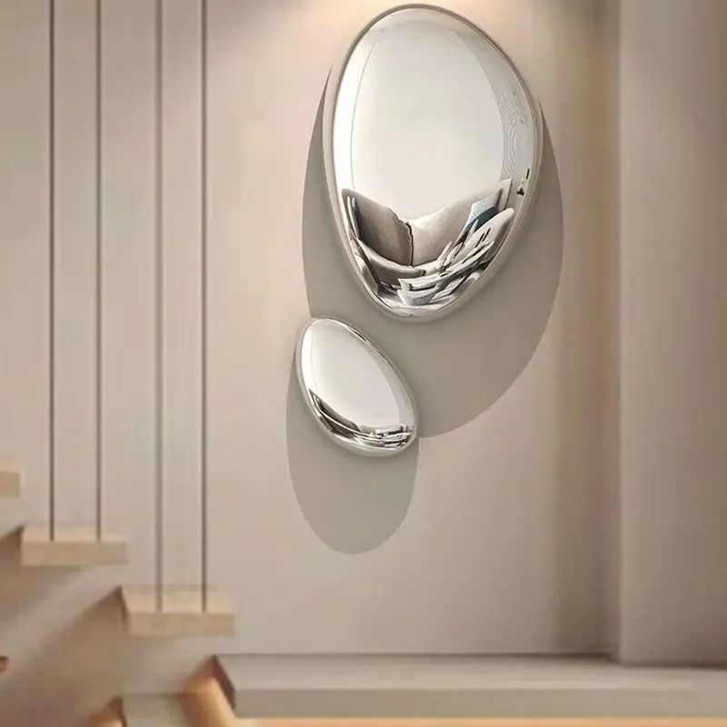 Aerodynamic Narrative Sculpture – High-Definition Chrome Architectural Wall Panel