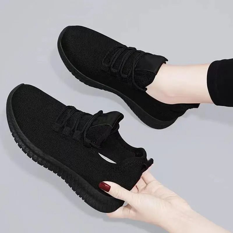 Womens Breathable Platform Sneakers – Fashion Casual Korean Running Shoes