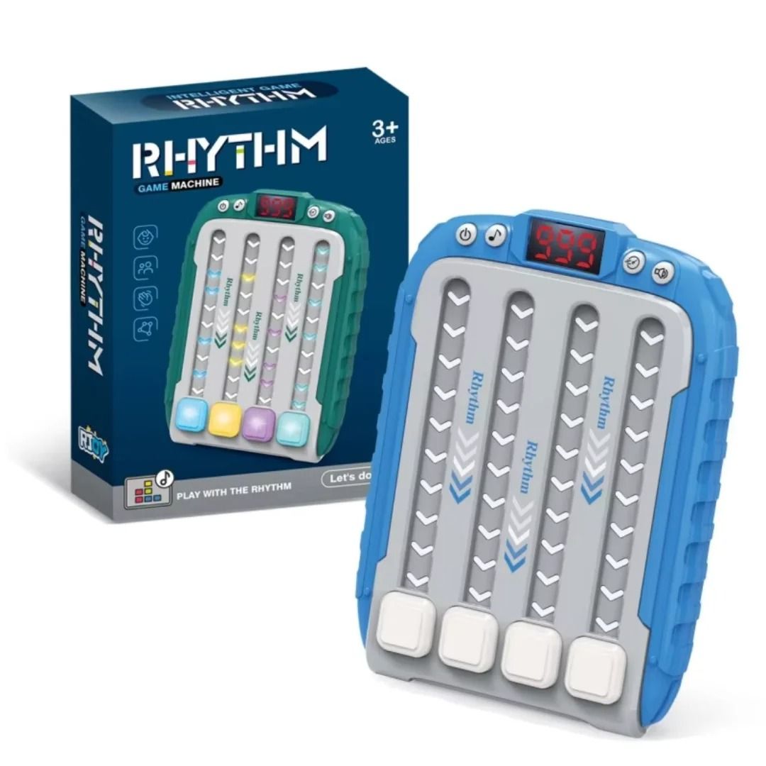 Music Rhythm Game Machine Light Up Brain Training Puzzle Toy for Kids