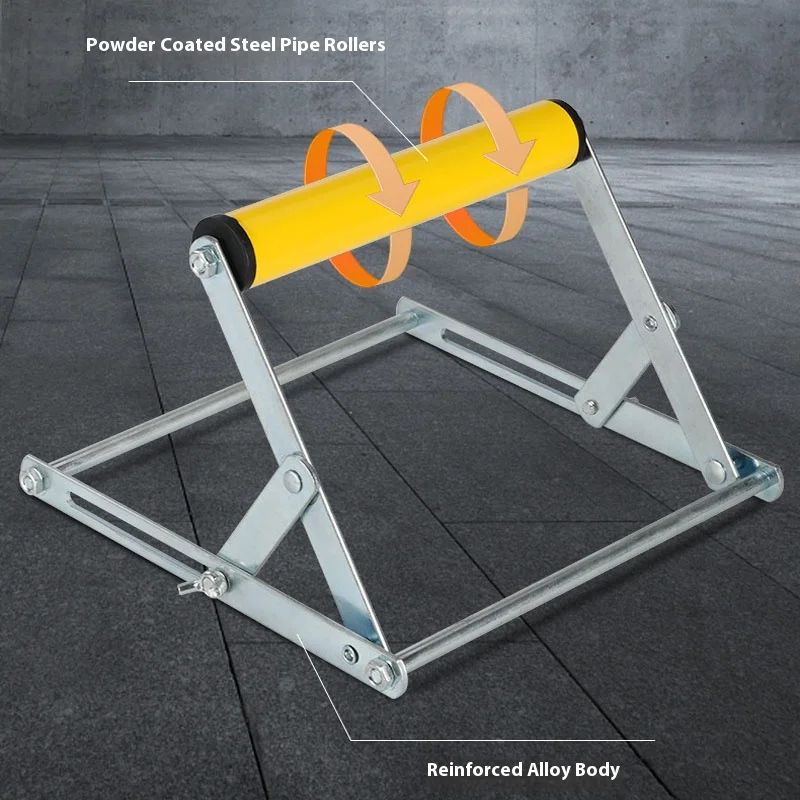 Adjustable Table Saw Roller Stand – Height-Adjustable Roller Support for Woodworking & Miter Saws
