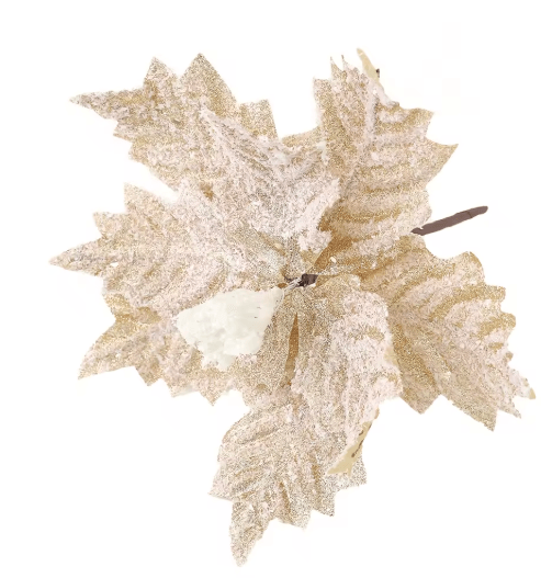24CM Artificial Christmas Flower Tree Pendant Ornament