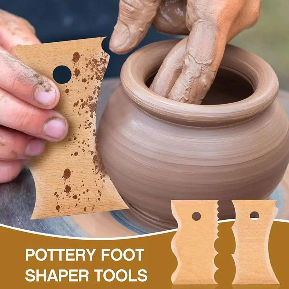 ProForm Pottery Trimming Tools - 7-Piece Pottery Rib Set for Precise Ceramic Shaping