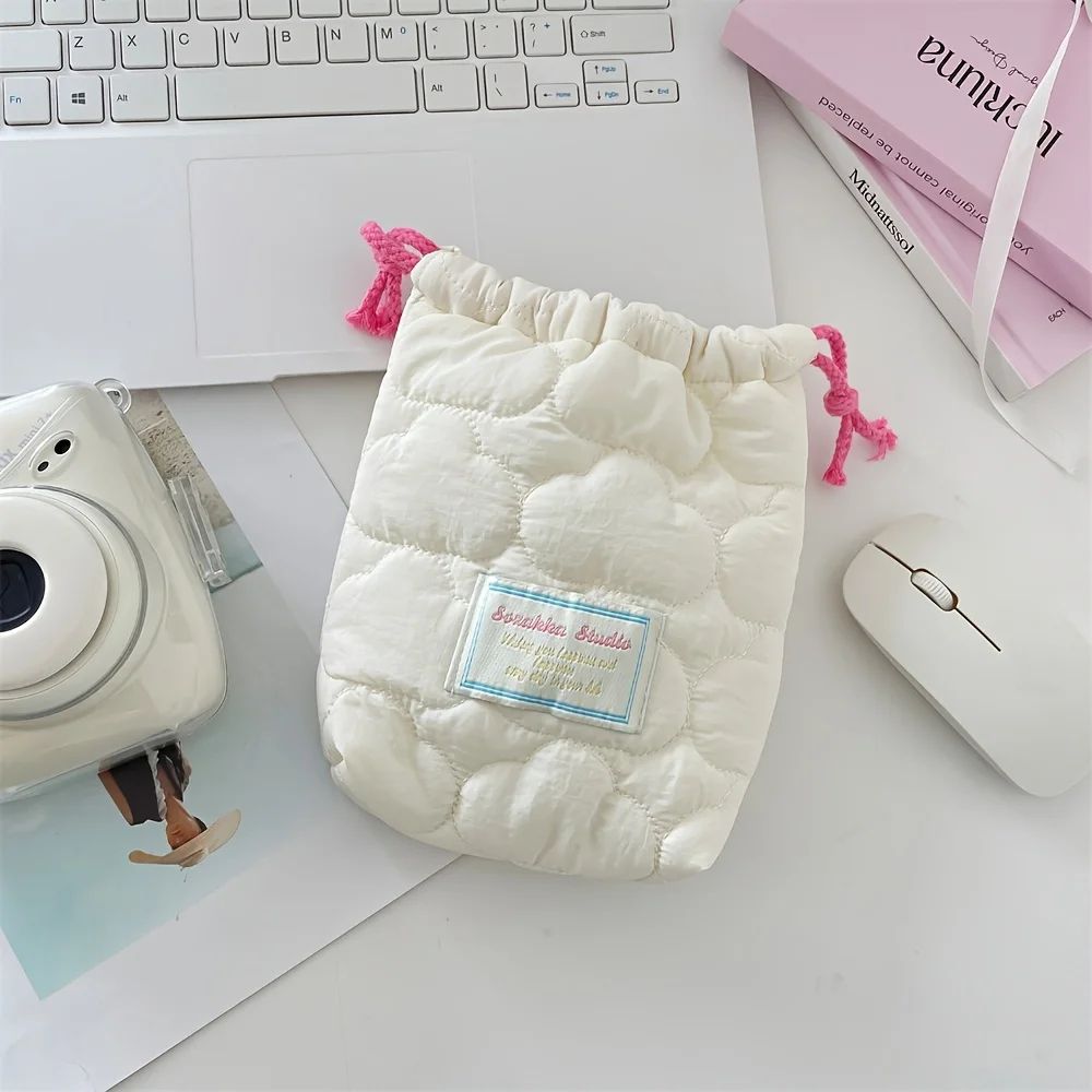 Cute Drawstring Makeup & Travel Bag