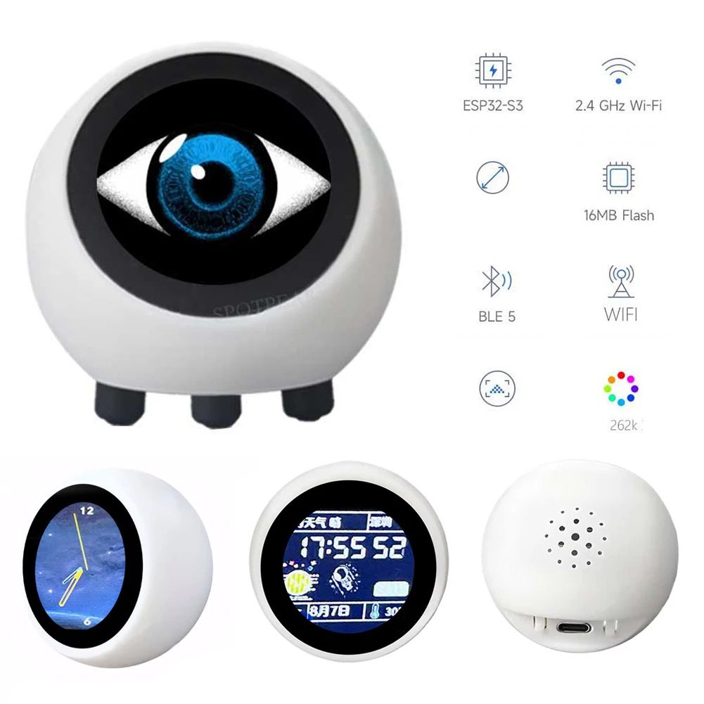 DeepSeek XiaoZhi AI Voice Chat Robot with ESP32-S3 Development Board & 1.28