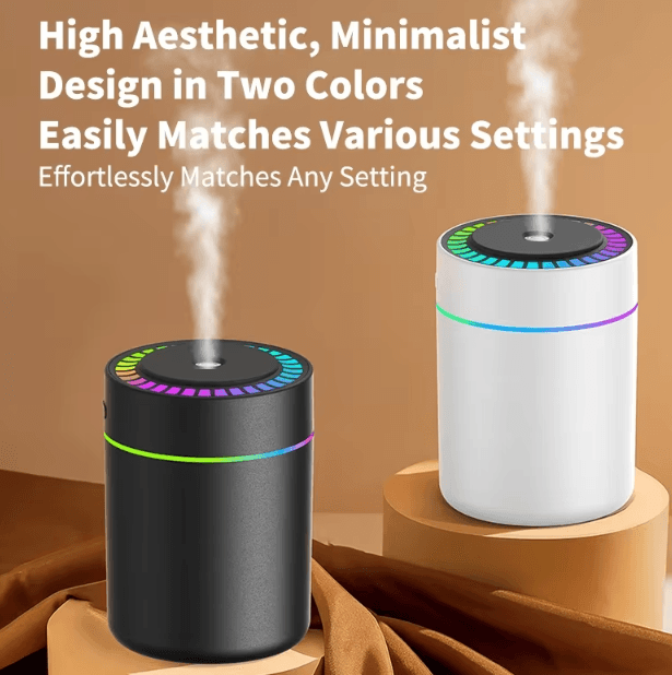 Mini USB Air Humidifier 180ML Aroma Diffuser LED Mist Maker for Home Car and Bedroom