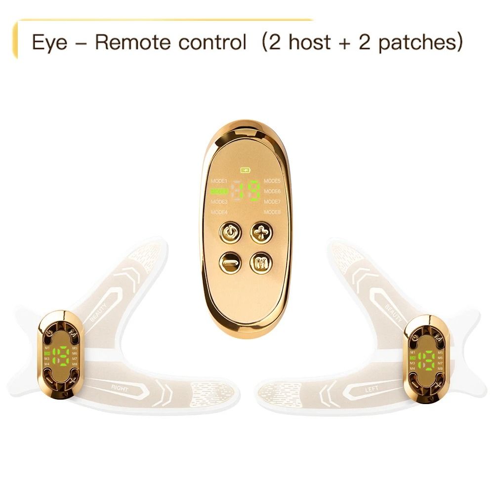 EMS Facial Eye Massager Dual Head Electric Skin Tightener