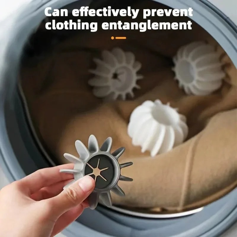 Reusable Silicone Laundry Balls Anti Angle Cleaning Ball for Washing Machine Supplies and Cleaning