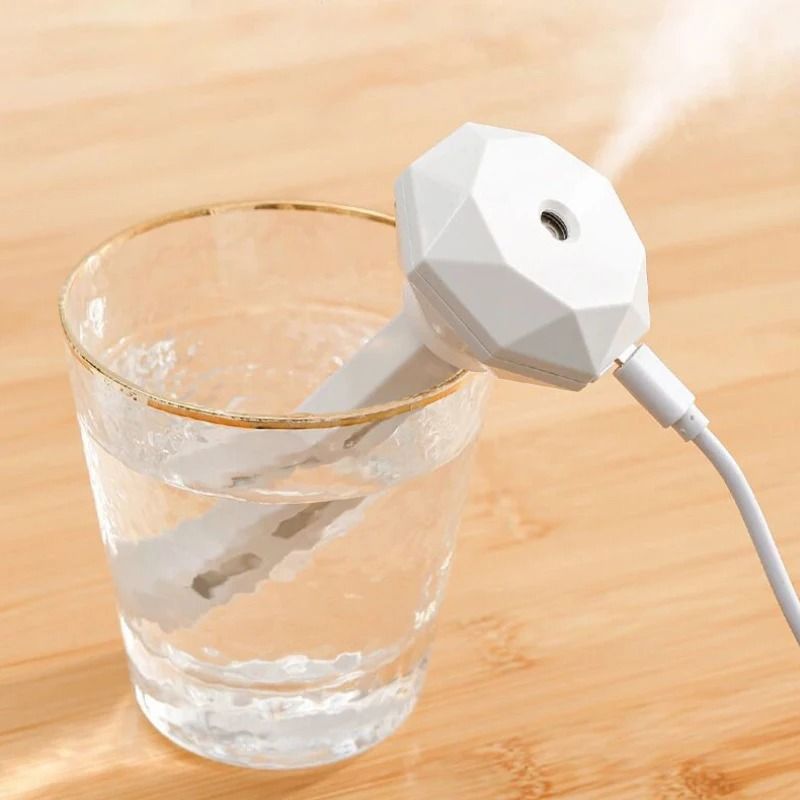 Portable USB Mini Humidifier Ultrasonic Air Diffuser with LED Light