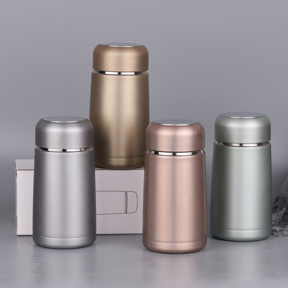 Stainless Steel Mini Cute Coffee Vacuum Thermos, Travel Drink Water Bottle, Portable Thermoses Cup