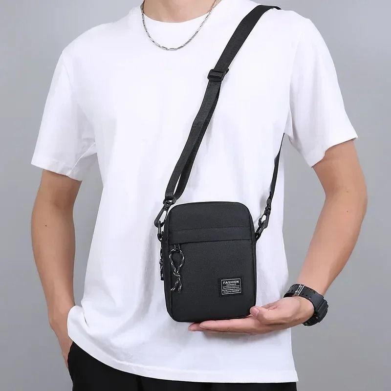 Mens Mini Crossbody Chest Sling Bag Lightweight Casual Phone Shoulder Pack